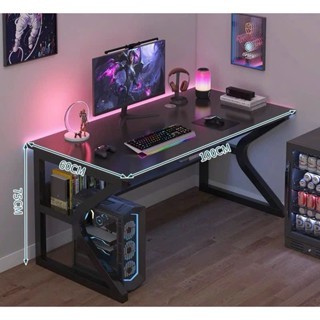 Bàn Học và làm việc, kiểu dáng Gaming không khoét chỗ ngồi chữ U, K, Z chân sắt sơn tĩnh điện chống xước. | BigBuy360 - bigbuy360.vn