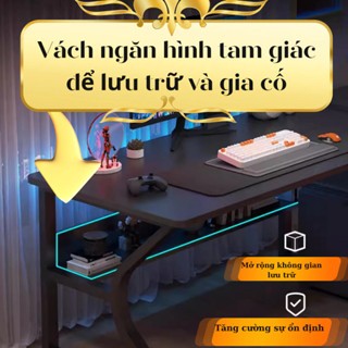 Bàn Học và làm việc, kiểu dáng Gaming không khoét chỗ ngồi chữ U, K, Z chân sắt sơn tĩnh điện chống xước. | BigBuy360 - bigbuy360.vn