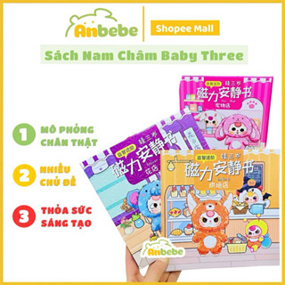 (Size Lớn) Sổ Dán Nam Châm Từ Tính Kuromi, Melody, Baby three Capybara - Sticker Nam Châm Bóc Dán