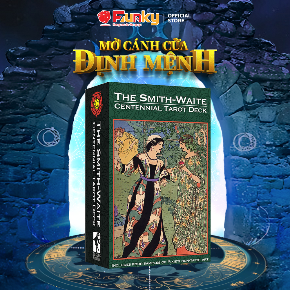 Bộ bài Tarot Bói Smith Waite Centennial Mở Cánh Cửa Định Mệnh, Bộ Bài Bói Xem Vận Mệnh Loại Cao Cấp