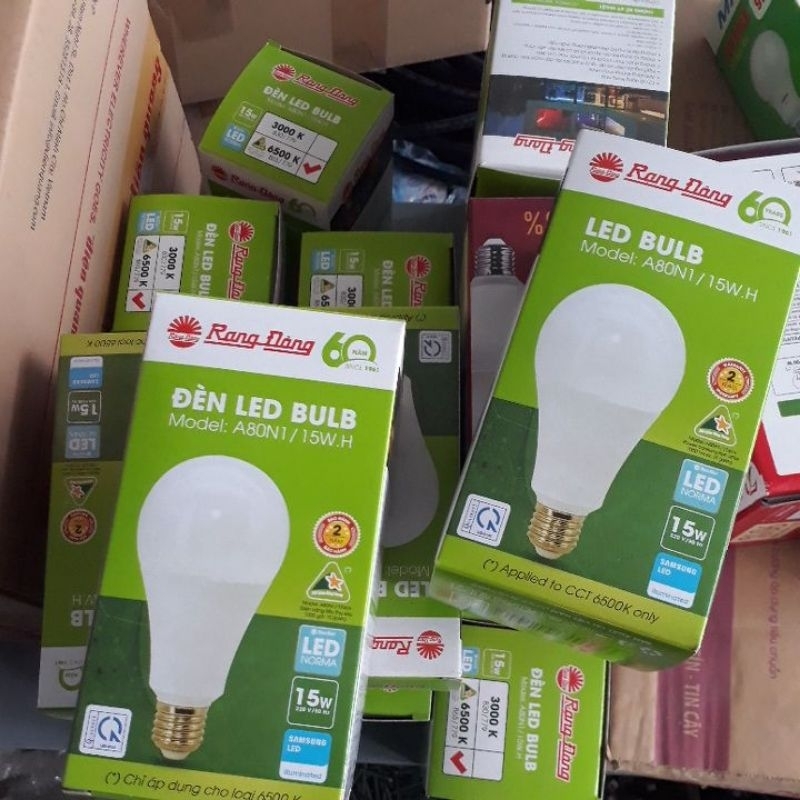 Bóng đèn Led Rạng Đông 20w 15w ánh sáng trắng