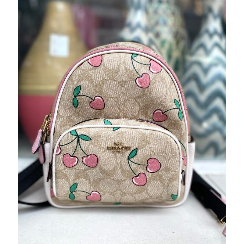 [Sale _Hinh thật] balo mini cherry siêu xinh Chính hãng