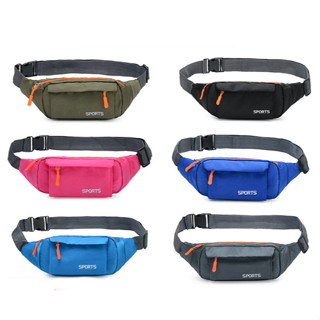 Túi đeo bụng nam, nữ chất liệu vải dày bền chống trầy xước, có nhiều ngăn tiện dụng M0225