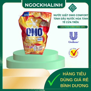 Nước giặt OMO Comfort Tinh dầu nước hoa Tinh tế Cửa trên 1.8kg - 3.6kg