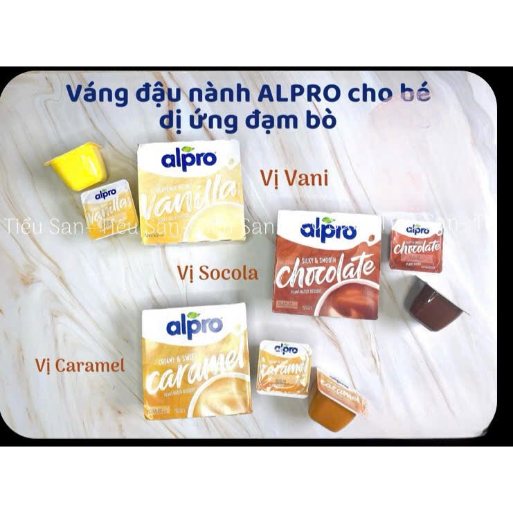 Váng đậu nành Alpro cho bé dị ứng đạm bò, xuất xứ Anh, có bán lẻ thử vị