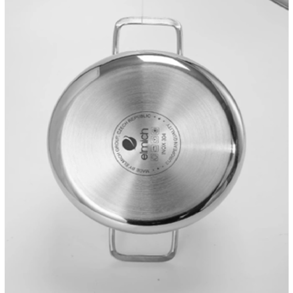 Bộ nồi Inox 3 lớp đáy liền Elmich Trimax classic 2105OL size 16, 20, 24cm.