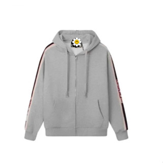 Áo Khoác Zip Tay Kẻ Sọc Tay Cưc Ấm Phong Cách Boy Phố - Áo Khoác Zip Nam Nữ Mẫu Mới 2024