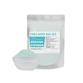   Choice  Bột mặt nạ tươi colagen tinh chất bạc hà  Mask dẻo  OBAXUA OG108 Collagen Bạc Hà - 75g 