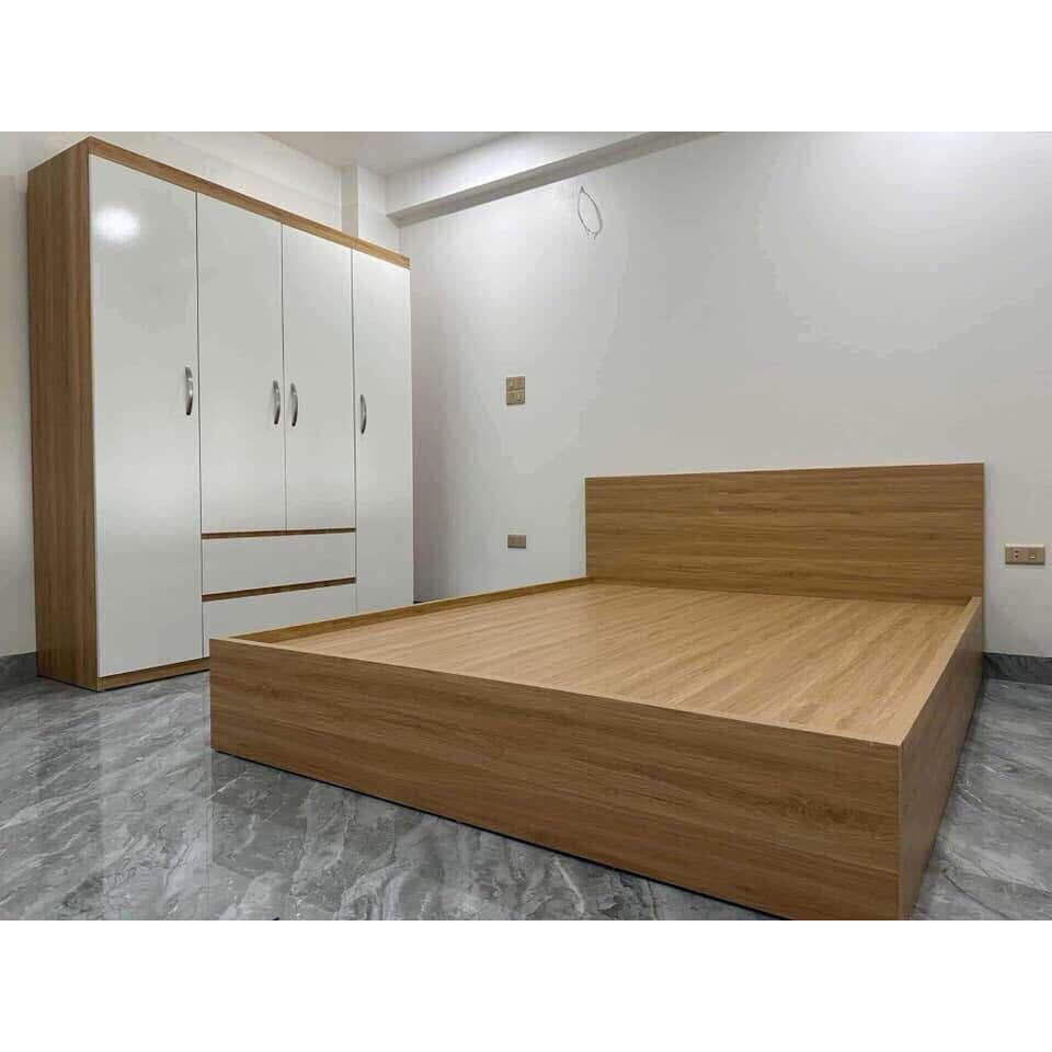 Tủ quần áo 1m8 x2m và giường 1m8x2m