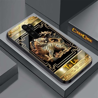 Ốp Lưng XIAOMI REDMI 9 Lưng Kính Cường Lực 3D In Hình 12 Con Giáp Tài Lộc