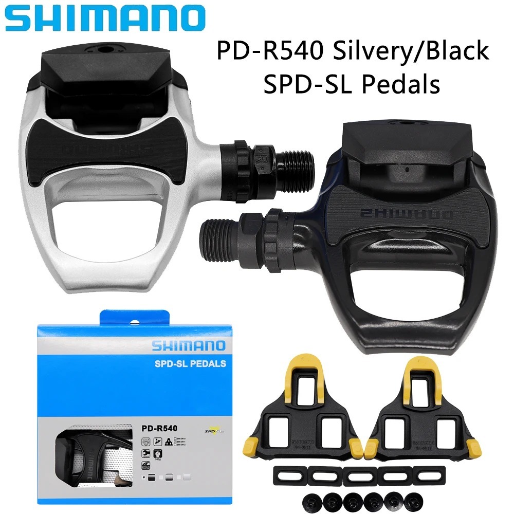 PEDAN CÁ xe đạp  SHIMANO ROAD PD-R540 full box