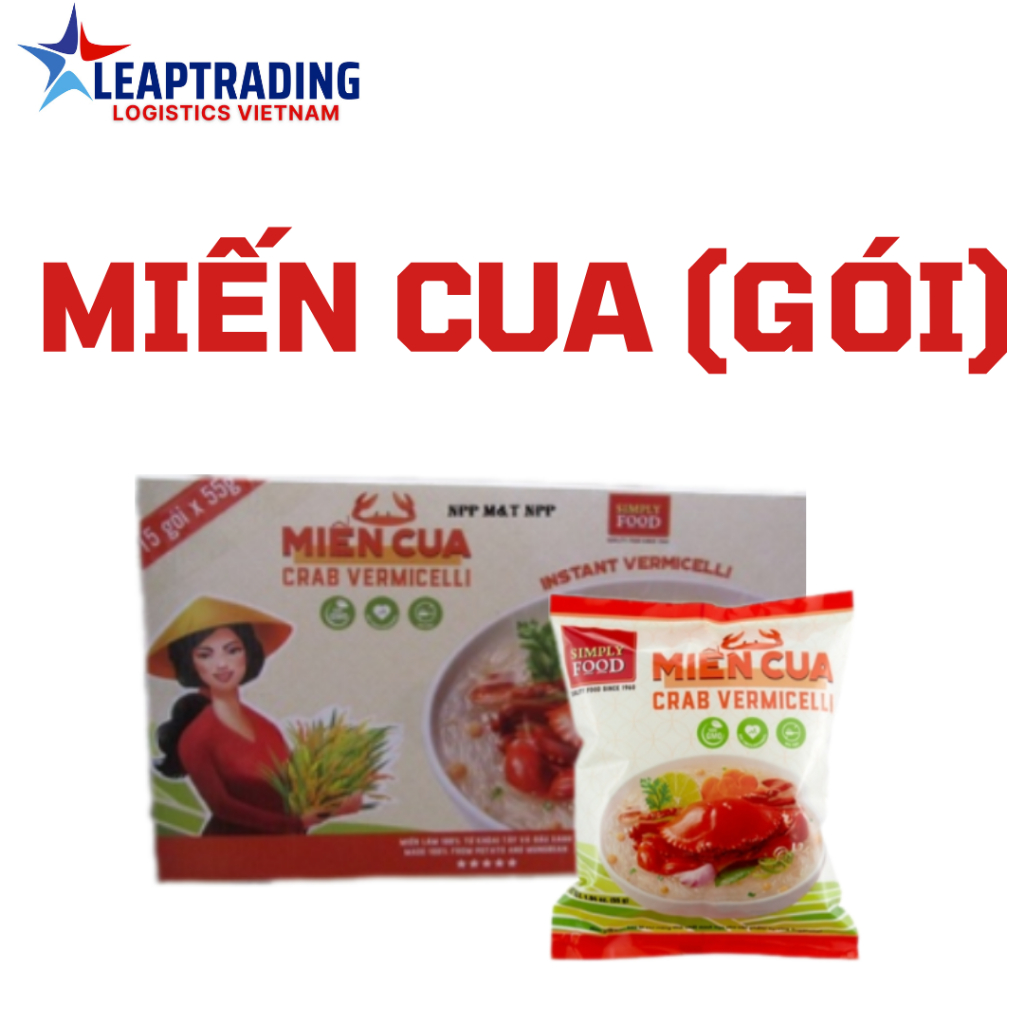 Miến cua ăn liền (Thùng 15 gói)