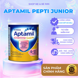 Sữa Aptamil Pepti Junior Gold Úc cho bé dị ứng đạm sữa bò 450gr Date 08/2025