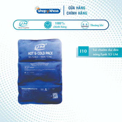 Túi Chườm Nóng/Lạnh Có Dây Đeo I10 [United Medicare]. Kích Thước Lớn 39x26cm.