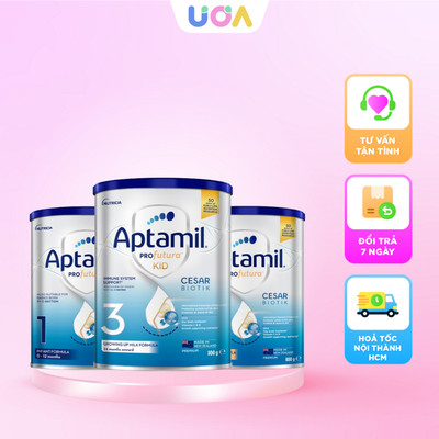 Sữa công thức Aptamil Profutura Cesarbiotik New Zealand 800gr đủ số cho bé