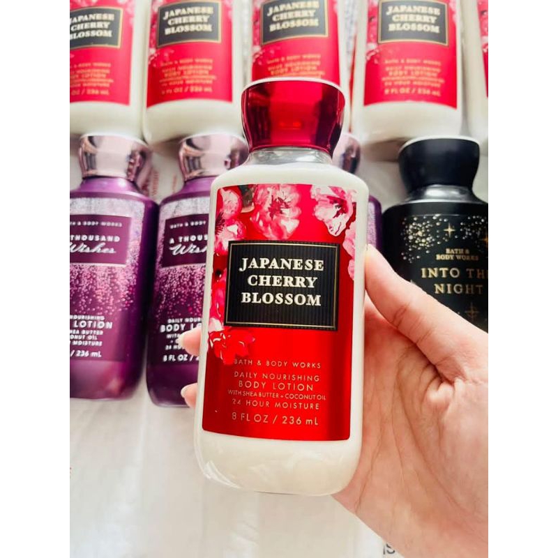 Dưỡng thể Cherry Blossom Bath Body work 236ml mẫu mới