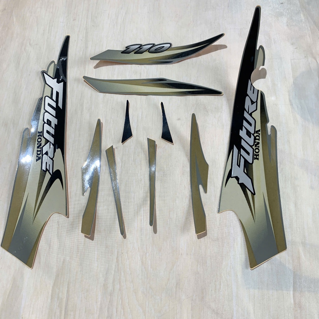 Bộ tem dán xe Future 1 màu Xám Ghi - tem 3 lớp