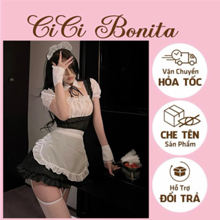 Bộ cosplay cô hầu gái quyến rũ phong cách Lolita CP100 CICI BONITA HCM