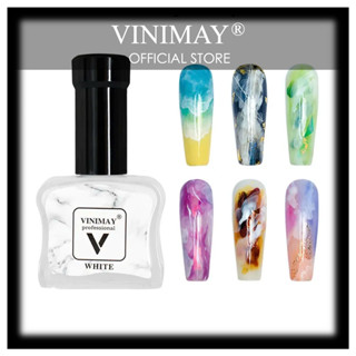 Cồn loang trắng, đen VINIMAY 15ml - Cồn loang vân đá, marble chuyên dụng cho nail