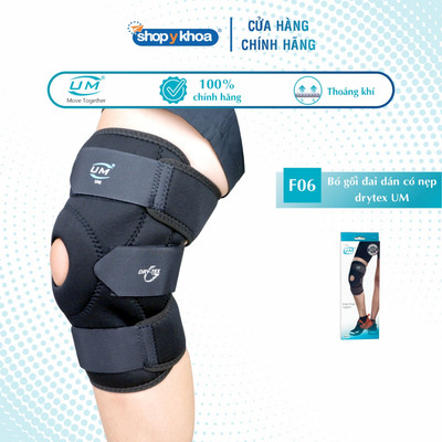 Bó Gối Đai Dán Có Nẹp Drytex F06 [United Medicare] [1 Cái]