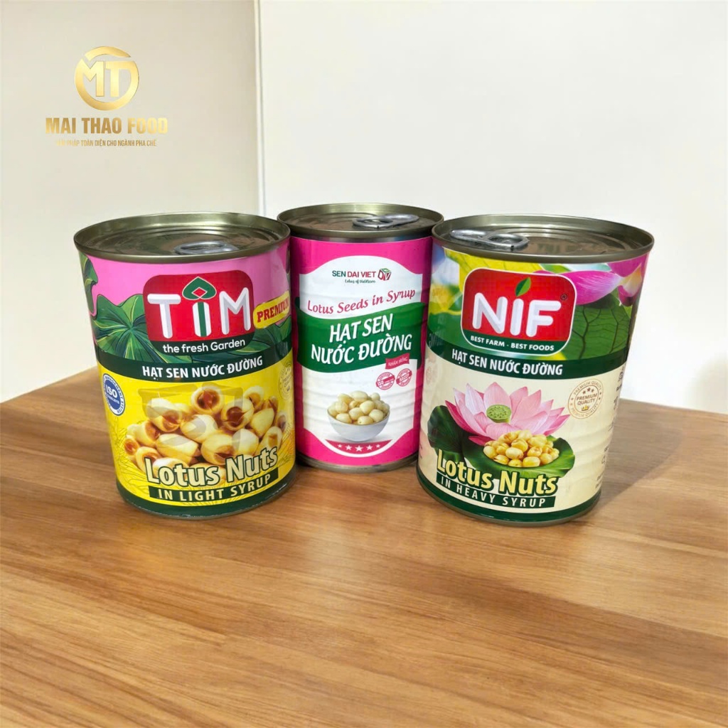 Hạt Sen Đóng Lon NIF - Lon 560gram