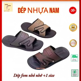 1288: DÉP nhựa quai ngang nam trung niên QC loại 1 đẹp, quai nút luồn đế nhẹ mẫu mới bán chạy