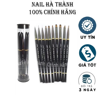 Bộ cọ vẽ móng nail Lawei 10 cây đủ cọ vẽ trang trí móng (Hàng chuẩn Japan)