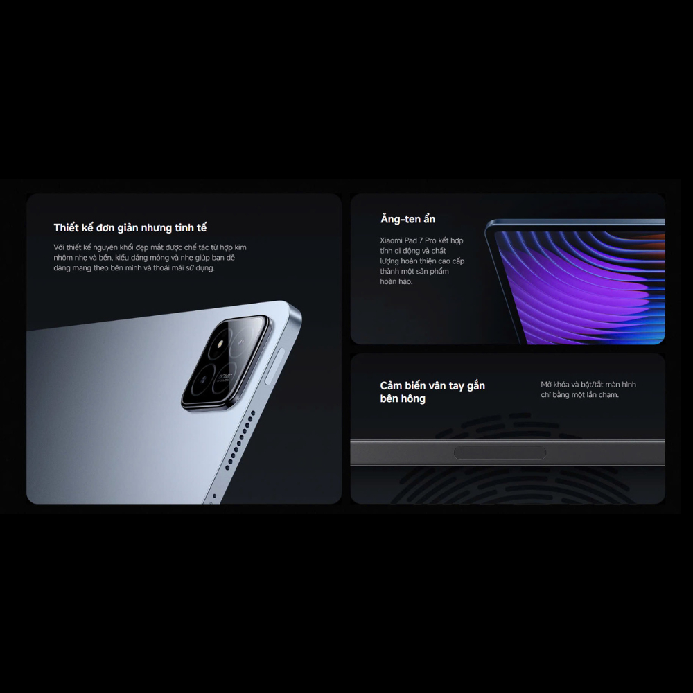 Máy tính bảng Xiaomi Pad 7 Pro 8/256GB - 12/512GB Hàng chính hãng bảo hành 18 tháng (Nguyên seal) | BigBuy360 - bigbuy360.vn