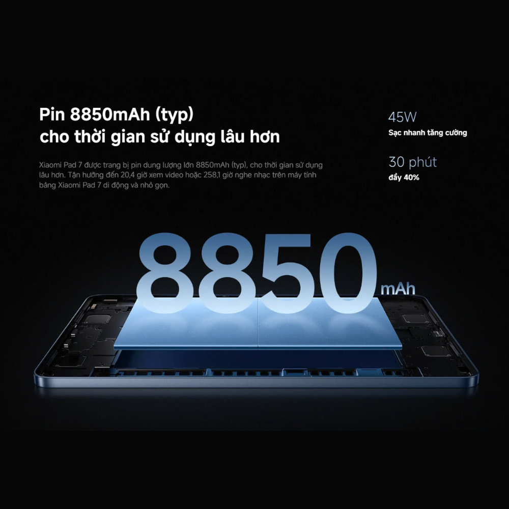 Máy tính bảng Xiaomi Pad 7 Pro 8/256GB - 12/512GB Hàng chính hãng bảo hành 18 tháng (Nguyên seal) | BigBuy360 - bigbuy360.vn