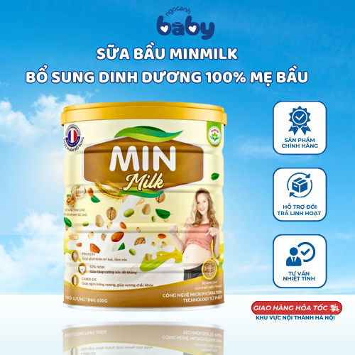  Sữa hạt ngũ cốc MinMilk bổ sung dinh dưỡng lợi sữa cho mẹ bầu và mẹ sau sinh 