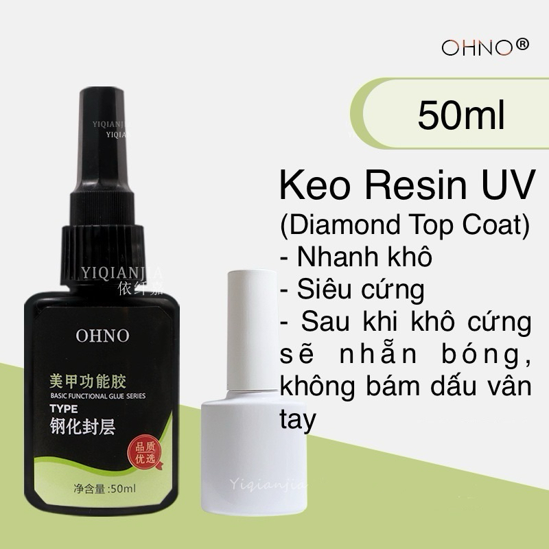 Keo Resin UV phủ bóng viền tranh cát chảy Diamond Top Coat