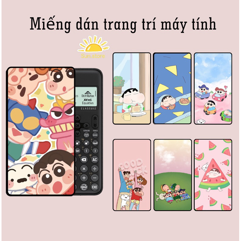 Hình cu Shin dán máy tính in theo yêu cầu