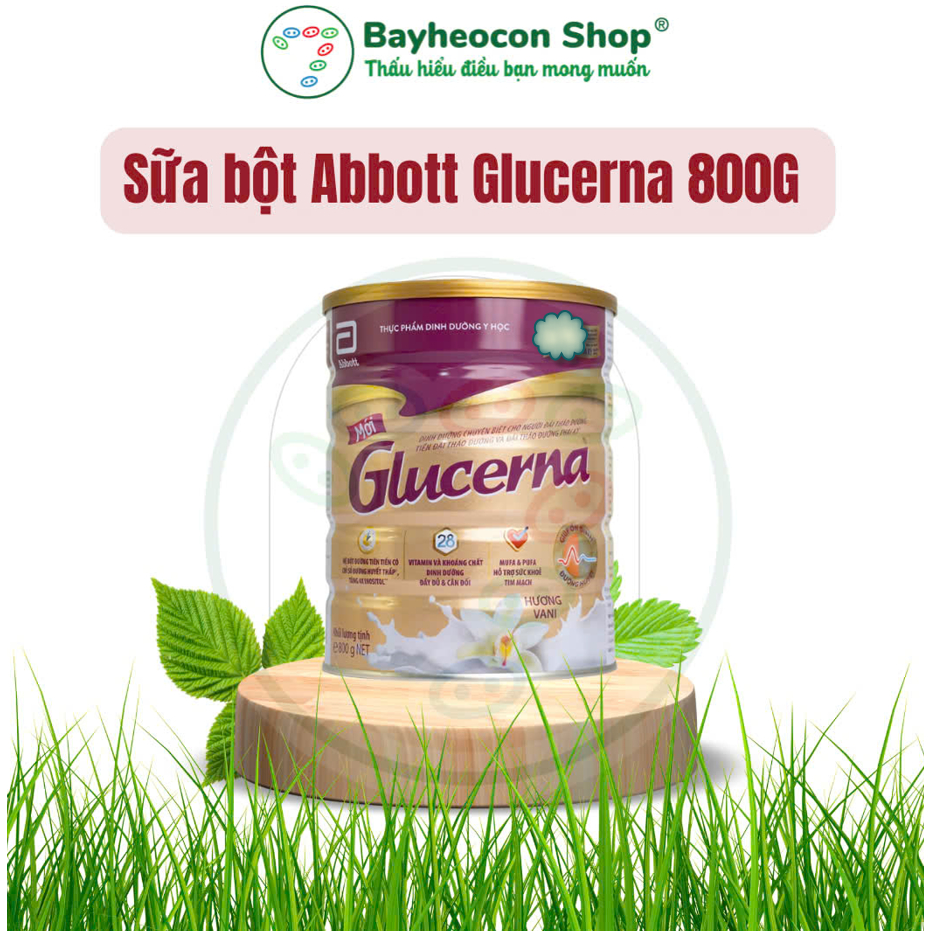 [Date mới] Combo 2 Lon Sữa Bột Dành cho người tiểu đường Glucerna Abbott 800g
