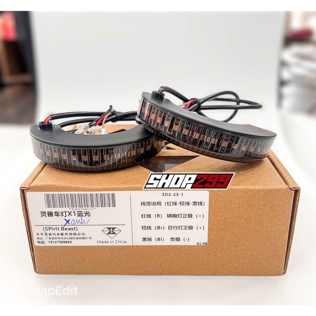 Xi Nhan Led Spirit Beast Kẹp Phuộc X1 Chính Hãng - Demi Trắng