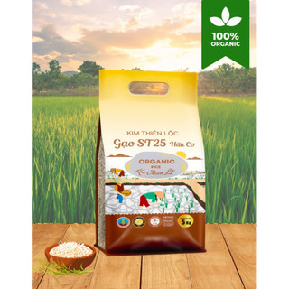  Gạo ST25 Hữu Cơ Kim Thiên Lộc 5KG 