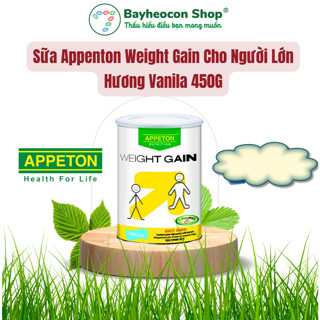Sữa Tăng Cân Appeton Weight Gain cho Người lớn hương Vanilla lon 450g