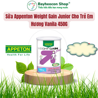 [Date mới] Sữa Tăng Cân Cho Trẻ Em Appeton Weight Gain Junior hương Vanila 450g