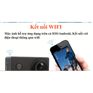 [HCM] Camera Hành Trình A19 Gắn Mũ Bảo Hiểm – Sport Camera 4K, Chống Rung, Chống Nước Dành Cho Xe Máy, Xe Đạp, Phượt