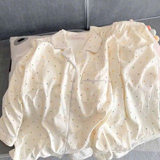 Bộ đồ ngủ pijama dài tay cotton hoạt hình ngọt ngào bigsize bộ bầu chất mềm mỏng mát cute đáng yêu dễ mặc QCCC 025