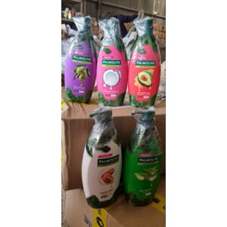  Chai dầu gội có dầu xả Palmolive chiết xuất thiên nhiên suôn mượt óng ả 600ml 