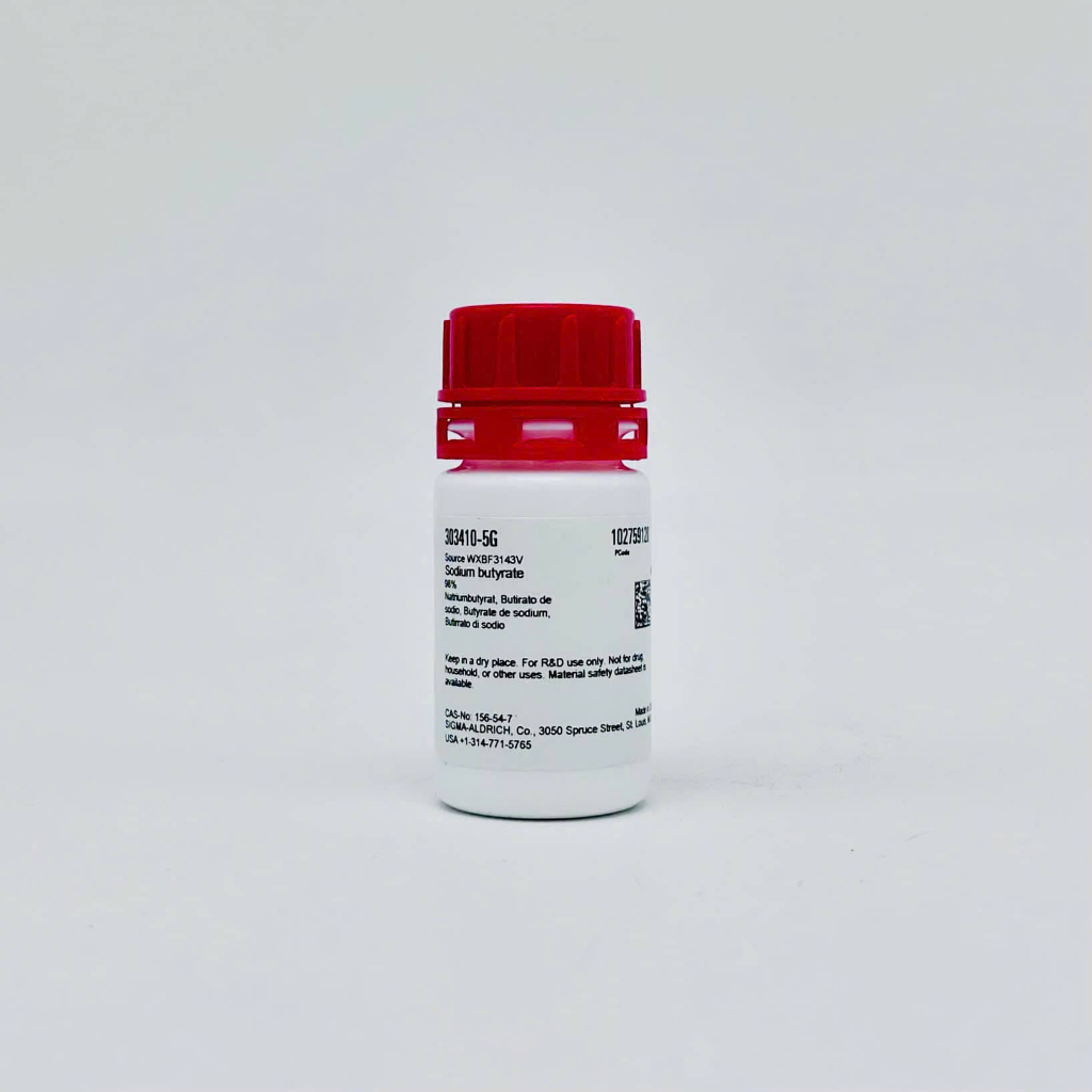 Hóa chất Sodium butyrate 98% (Sigma, Chai 5G, Cas 156-54-7)