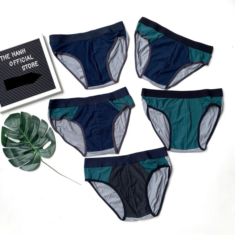 combo 5quần sịp nam gửi không trùng mẫu TESIPCHEO quần sịp chéo bán chạy 2021