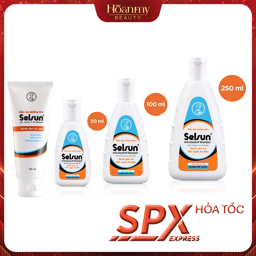 Dầu gội Selsun chống gàu, sạch gàu & hết ngứa da đầu Selsun Anti-Dandruff Shampoo 50, 100, 250ml