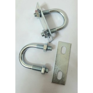 (Set 10 cái) Cùm Ulbolt .cùm U sắt . pát U sắt và inox 304 .từ 6mm-12mm × U21-U60