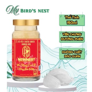  Combo 10 lọ yến sào chưng đường phèn 35% yến - NEWNEST 150ML - Thực phẩm thiết yếu hộ trợ sức khỏe  Lọ rời không vỏ hộp  