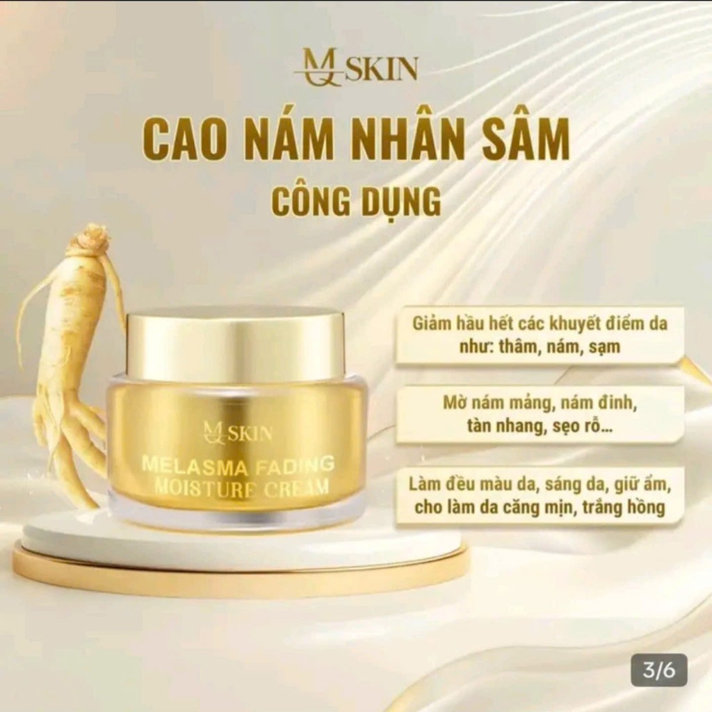 Combo Kem Cốt Sâm Nám và Serum Nám MQ SKIN  giúp giảm nám, tàn nhang MQ SKIN Chính Hãng | BigBuy360 - bigbuy360.vn