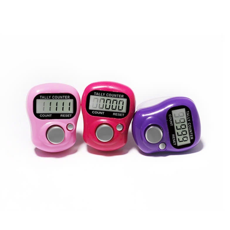 Máy Bấm Số Niệm Phật, Máy Đếm Số Lần Tụng Kinh - Nhỏ gọn tiện dụng - gửi màu ngẫu nhiên - DHG009f