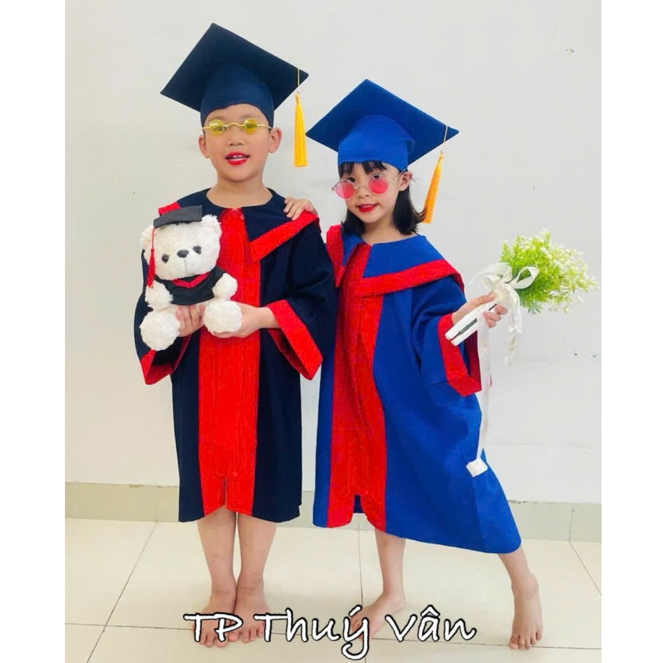 ✅2025 Mầm Non - Tiểu Học. Áo Tốt Nghiệp Mầm Non Mẫu TRUYỀN THỐNG Cho Bé Mầm Non 5-6 Tuổi. Hàng Đẹp, 