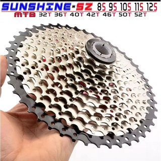  Líp Sunshine HG 8 9 10 11 12 Tốc Độ Đường Xe Đạp MTB Freewheel 11-30 32 36 40 42 46 50 52T Xích Cho Shimano SRAM 
