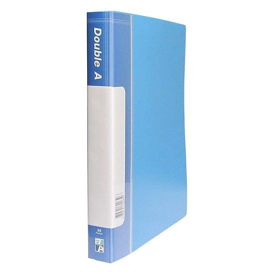 Bìa 60 lá Double A màu xanh - File 60 lá